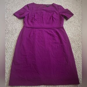 Tahari Rich Purple Midi Dress
